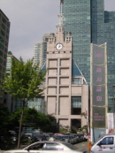 제자교회 앞에선 초라한 한서노회
