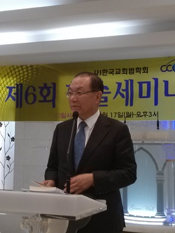 황우여대표,  "한국교회 하나 되어야 한다"