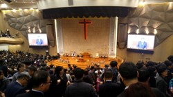 [황규학], "명성교회, 우리는 하나다"