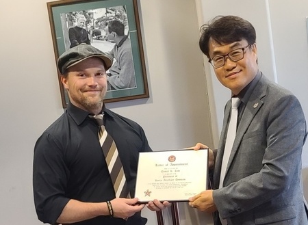 USNDC한국명예여단장 김다니엘 목사, NCOA 아·태지구 한국지회장으로 임명