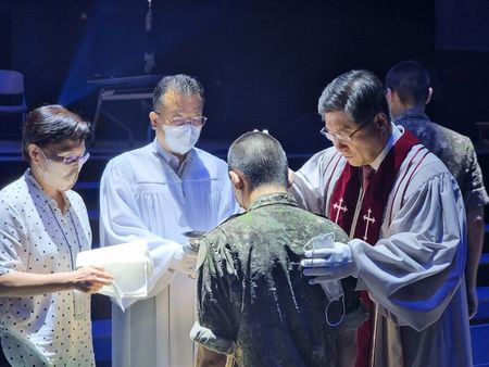 예장합동 군선교회, 제609회 육군훈련소 훈련병 진중세례식 거행
